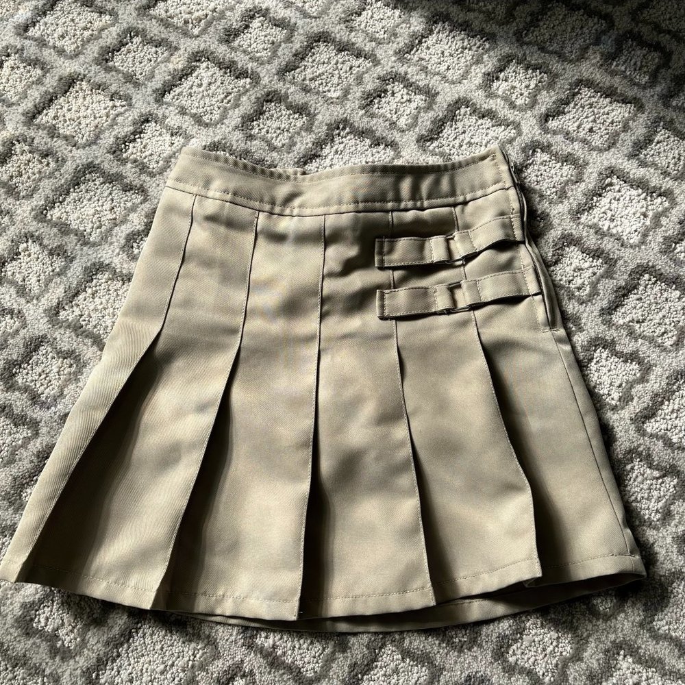 French Toast plaid school skirt skort size 7